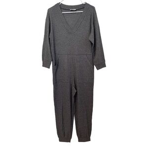 LOFT Sleep Pajama Onesie Grey Medium NEW